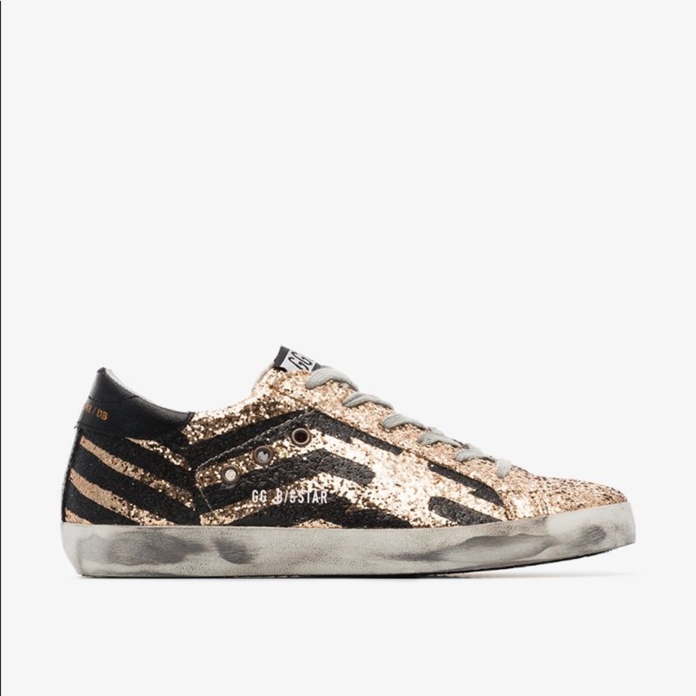 Golden Goose Glitter Superstar Sneakers